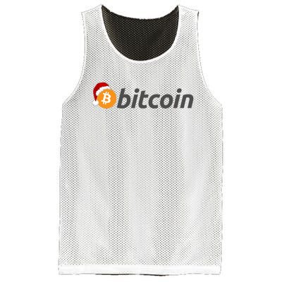 Bitcoin With Christmas Hat Funny Bitcoin With Santa Hat Funny Bitcoin Crypto Mesh Reversible Basketball Jersey Tank