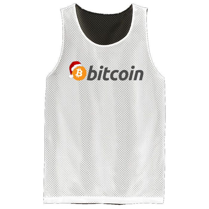 Bitcoin With Christmas Hat Funny Bitcoin With Santa Hat Funny Bitcoin Crypto Mesh Reversible Basketball Jersey Tank