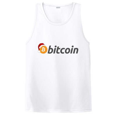 Bitcoin With Christmas Hat Funny Bitcoin With Santa Hat Funny Bitcoin Crypto PosiCharge Competitor Tank