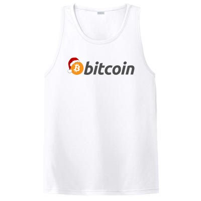 Bitcoin With Christmas Hat Funny Bitcoin With Santa Hat Funny Bitcoin Crypto PosiCharge Competitor Tank