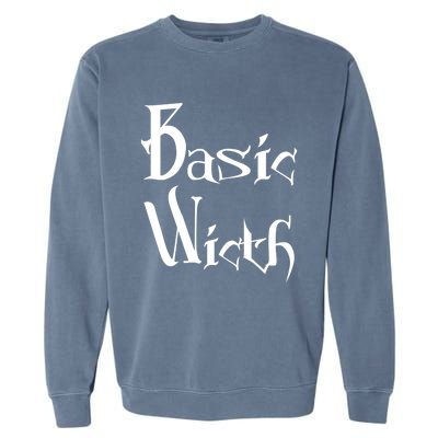 Basic Witch Costume Funny Gift Garment-Dyed Sweatshirt