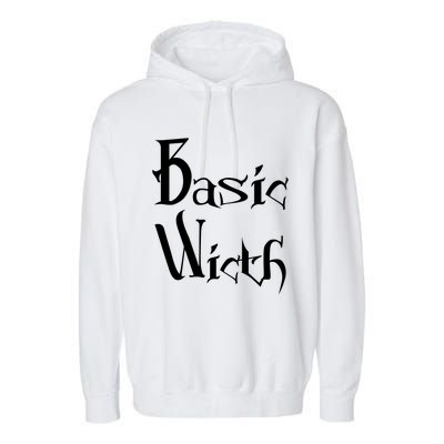 Basic Witch Costume Funny Gift Garment-Dyed Fleece Hoodie