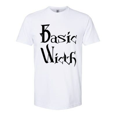 Basic Witch Costume Funny Gift Softstyle CVC T-Shirt