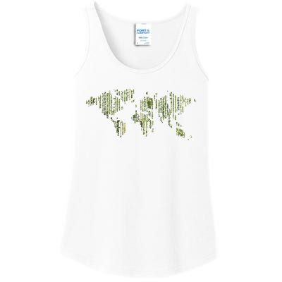 Binary World Computer Coding Programmer Ladies Essential Tank