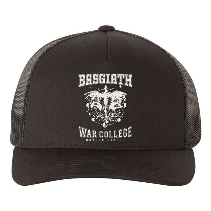 Basgiath War College Dragon Riders Rebecca Fourth Wing Yupoong Adult 5-Panel Trucker Hat