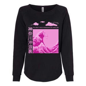 Big Wavy Color Graphic Womens California Wash Sweatshirt