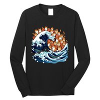 Blue Wave Cat For Kamala Harris Long Sleeve Shirt