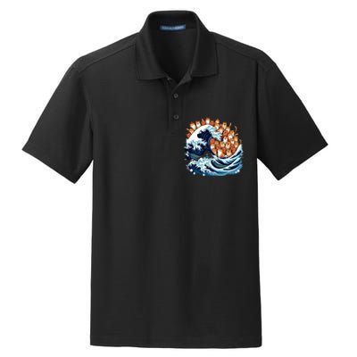 Blue Wave Cat For Kamala Harris Dry Zone Grid Polo