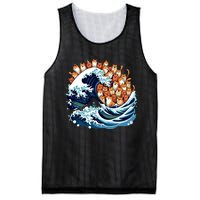 Blue Wave Cat For Kamala Harris Mesh Reversible Basketball Jersey Tank