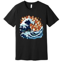 Blue Wave Cat For Kamala Harris Premium T-Shirt