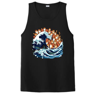 Blue Wave Cat For Kamala Harris PosiCharge Competitor Tank