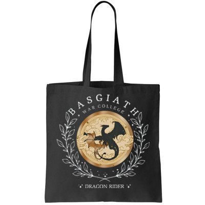 Basgiath War College Fourth Wing Dragon Rider Tote Bag