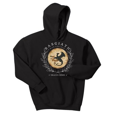 Basgiath War College Fourth Wing Dragon Rider Kids Hoodie