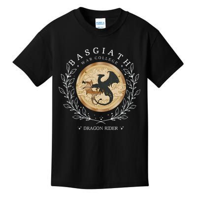 Basgiath War College Fourth Wing Dragon Rider Kids T-Shirt