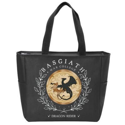 Basgiath War College Fourth Wing Dragon Rider Zip Tote Bag