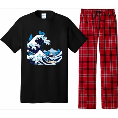 Blue Wave Cats For Kamala Harris Pajama Set