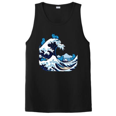 Blue Wave Cats For Kamala Harris PosiCharge Competitor Tank