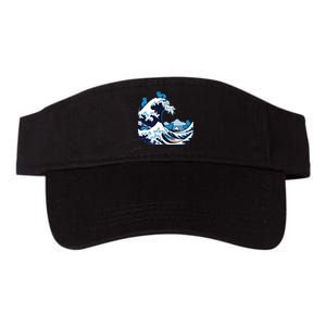 Blue Wave Cats For Kamala Harris Valucap Bio-Washed Visor