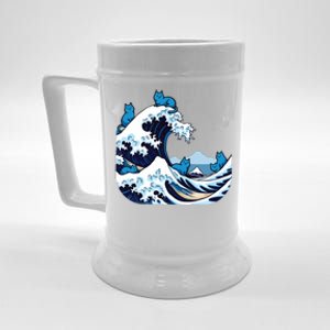 Blue Wave Cats For Kamala Harris Beer Stein