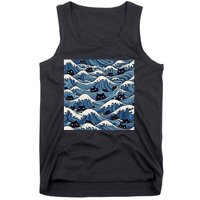 Blue Wave Cat Ladies For Kamala Harris President 2024 Gift Tank Top