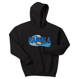 Blue Wave Cats For Kamala Funny Trump For Ladies For Guy Kids Hoodie