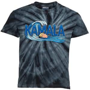 Blue Wave Cats For Kamala Funny Trump For Ladies For Guy Kids Tie-Dye T-Shirt