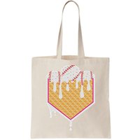 Baseball Waffle Cone Home Plate With Ice Cream Drip Bag