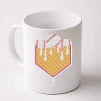 Baseball Waffle Cone Home Plate With Ice Cream Drip Mug
