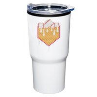 Baseball Waffle Cone Home Plate With Ice Cream Drip Tumbler