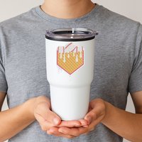 Baseball Waffle Cone Home Plate With Ice Cream Drip Tumbler
