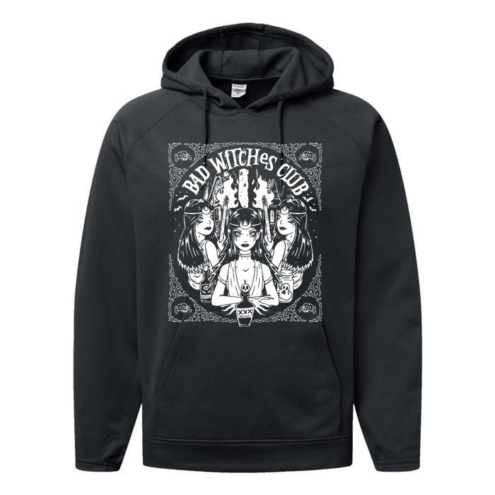 Bad Witches Club Horror Performance Fleece Hoodie