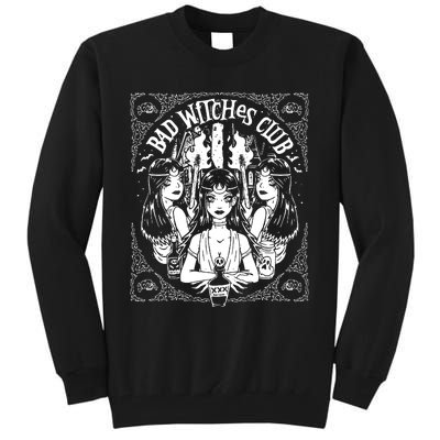 Bad Witches Club Horror Tall Sweatshirt