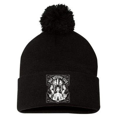 Bad Witches Club Horror Pom Pom 12in Knit Beanie