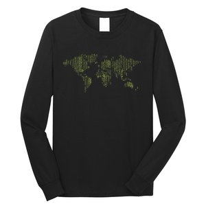 Binary World Computer Coding Programmer Long Sleeve Shirt