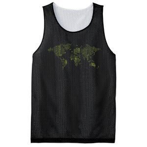 Binary World Computer Coding Programmer Mesh Reversible Basketball Jersey Tank