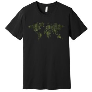 Binary World Computer Coding Programmer Premium T-Shirt