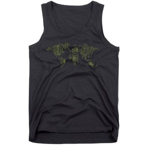 Binary World Computer Coding Programmer Tank Top