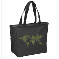Binary World Computer Coding Programmer Zip Tote Bag