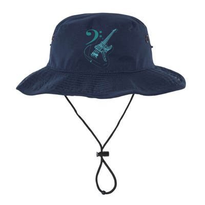 Bass With Clef Neon For Bassists Bass Player Legacy Cool Fit Booney Bucket Hat