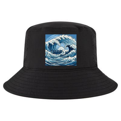 Blue Wave Cat Ladies For Kamala Harris President 2024 Gift Cool Comfort Performance Bucket Hat