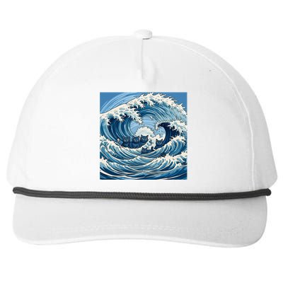 Blue Wave Cat Ladies For Kamala Harris President 2024 Gift Snapback Five-Panel Rope Hat