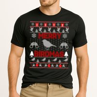 Bird Watching Christmas Birding Merry Birdmas Ugly Sweater Gift Cooling Performance Crew T-Shirt