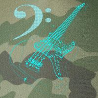 Bass With Clef Neon For Bassists & Bass Player Legacy Tie Dye Trucker Hat