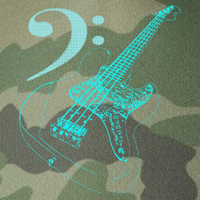 Bass With Clef Neon For Bassists & Bass Player Legacy Tie Dye Trucker Hat