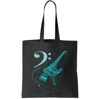 Bass With Clef Neon For Bassists & Bass Player Bag