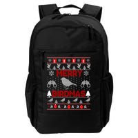 Bird Watching Christmas Birding Merry Birdmas Ugly Sweater Backpack