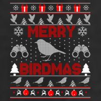 Bird Watching Christmas Birding Merry Birdmas Ugly Sweater Adult Drive Performance Visor