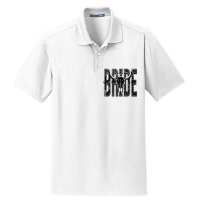 Bride Western Country Cowgirl Nashville Bachelorette Party Dry Zone Grid Polo