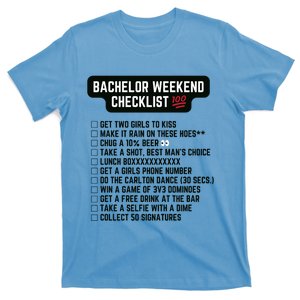 Bachelor Weekend Checklist T-Shirt