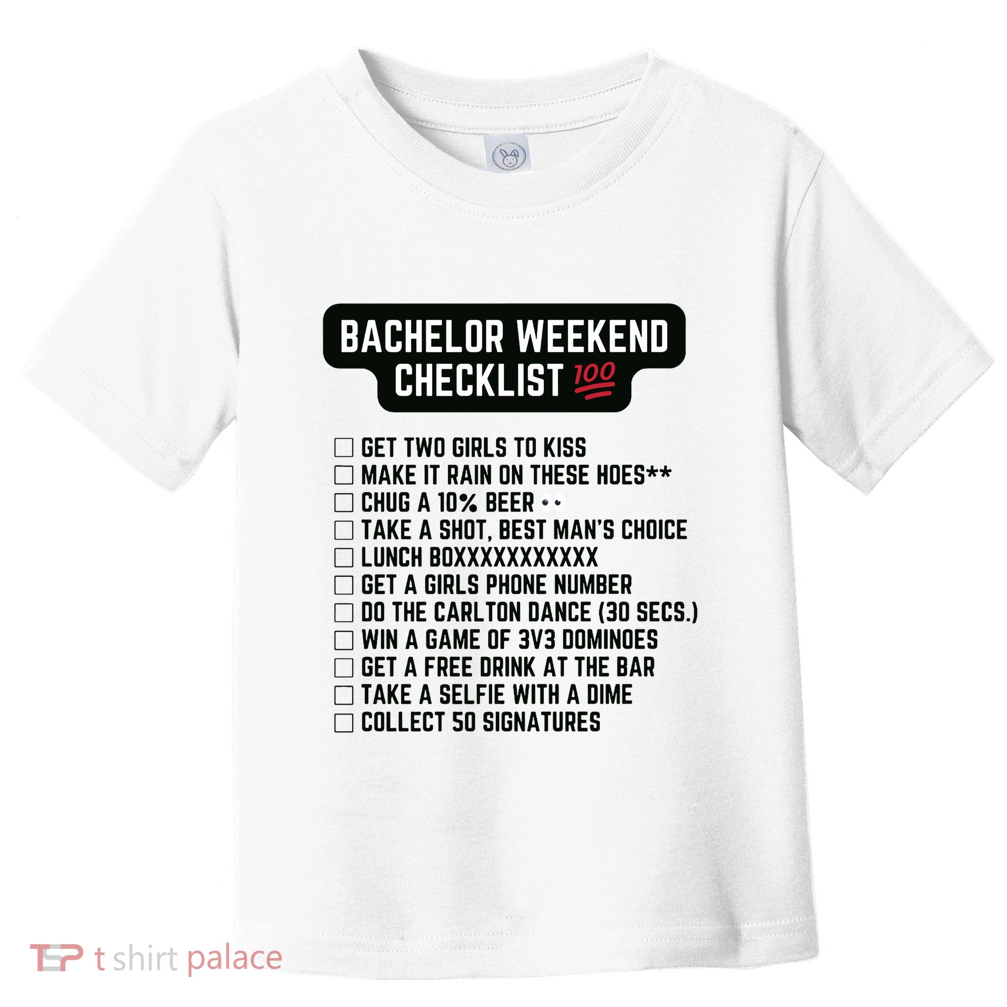 Bachelor Weekend Checklist Toddler T-Shirt